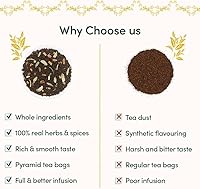 Vista 5 de VAHDAM, Surtido de juegos de té – Brillo (6.3 onzas, más de 90 tazas) 6 hojas sueltas – Té Chai, té de hierbas, té negro Sin gluten, sin OGM