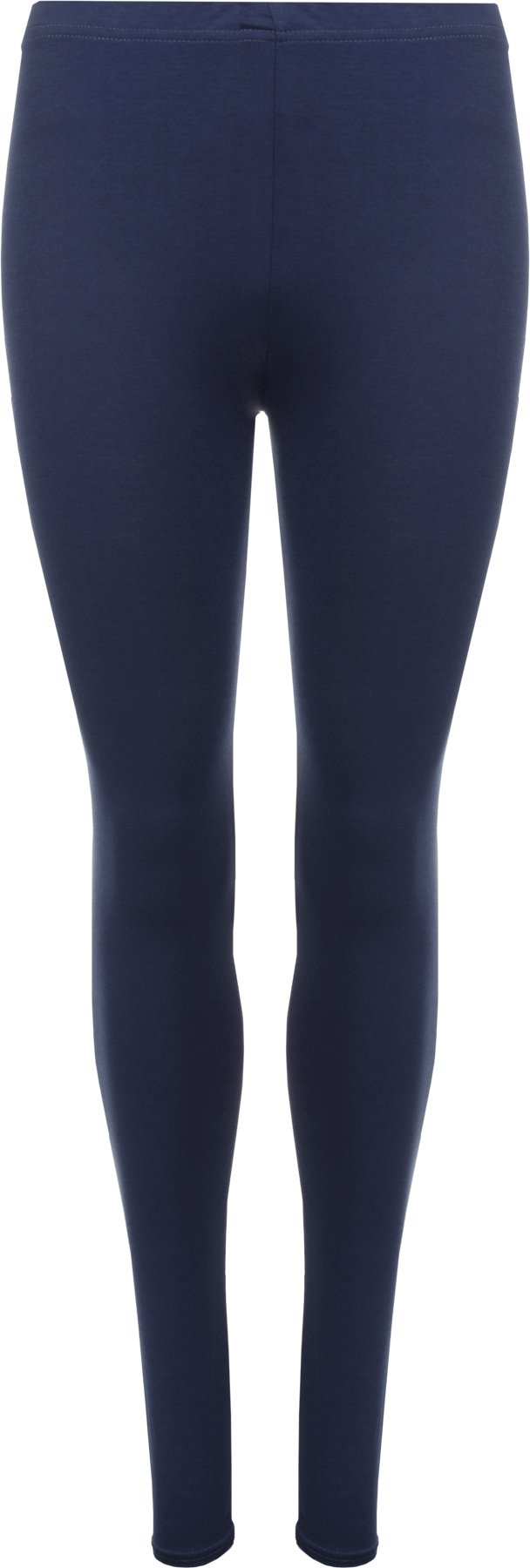 WearAll Ladies Stretch Long Leggings Womens Plus Size Blue 28/30