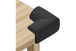 Black Child Proof Padding: 8 Pack Dependable Table Corner Protectors