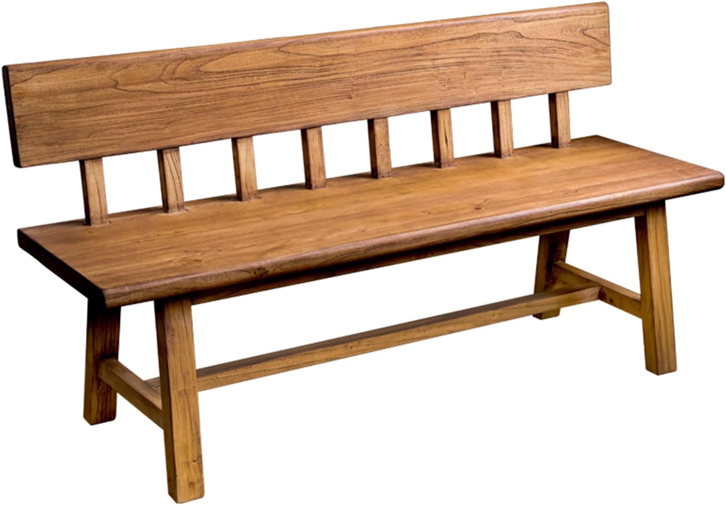 Farmhouse Indoor Wooden Living Room Dining Bench, Entryway Indoor Old Elm Long Bench, Long Dining Stool for Kitchen Living Room Bedroom Hallway Entryway