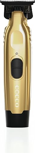 Cocco Veloce Pro Trimmer Colección CVPT Cuchilla Digital Gap Ambassador DLC, motor de CC de alto par, totalmente metálico, sin cable, base de