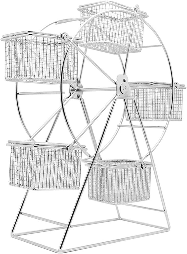 フェリスホイールデザインのテーマパーティー装飾カップケーキスタンドギフト費用対効果の高い家族の集まりピクニックフライドポテトホルダー