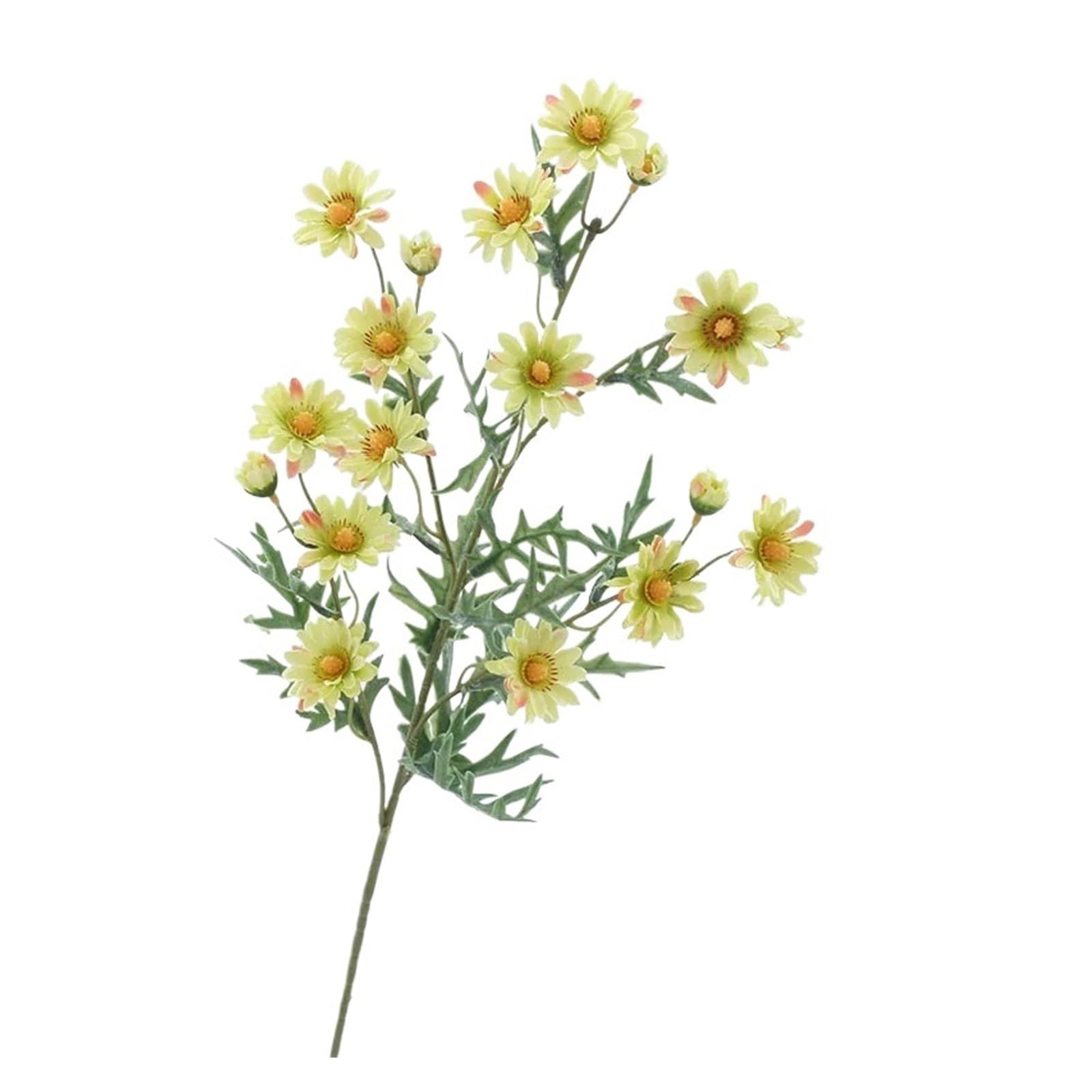 Casetlong 5Pcs Artificial Flower For Home Decoration Accessories Fake Flowers Wedding Bouquet Party Floral Arrangement(Green)