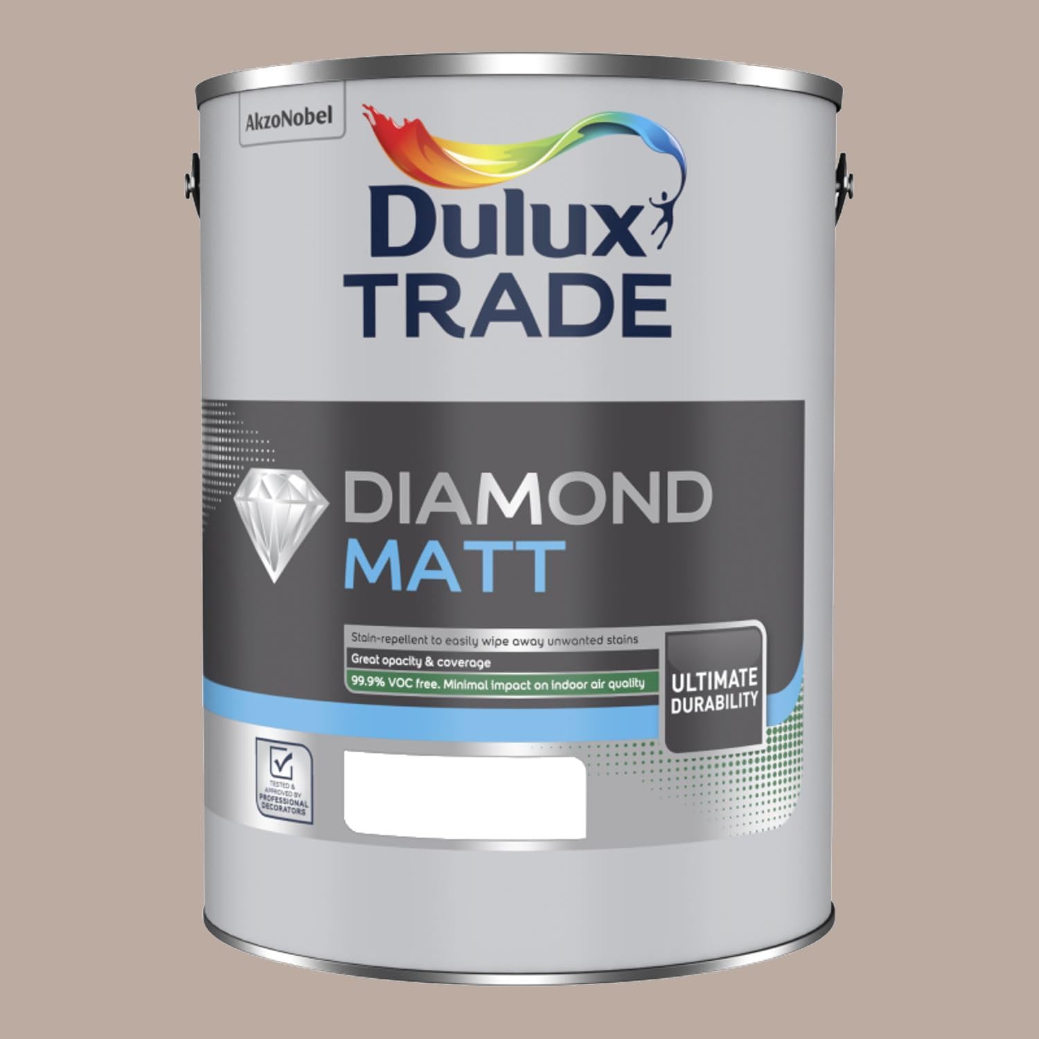Dulux Trade Diamond Matt Mixed Colour - Soft Truffle / 5L