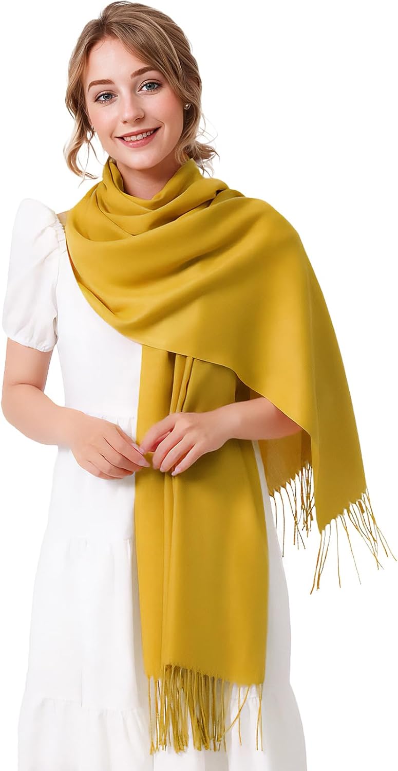 Pashmina Shawl Wraps for Women Large Winter Scarf Soft Shawls and Wraps for Evening Dresses Shawl for Wedding - Image 2