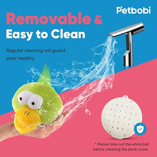 Miniatura 4 de Petbobi Juguetes interactivos para perros, juguete de peluche mejorado para perro, juguete chirriante loco gorila recargable por USB para cachorros