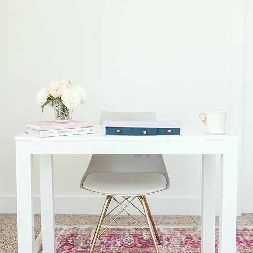 Miniatura 2 de Mikinona Elevated Computer Monitor Stand with Storage Case Desktop Keyboard Organizer and Laptop Rack for Office Home and School Use Blue Display