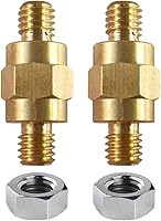 Vista 1 de Ampper - Perno de terminal de batería de poste lateral de latón de 3/8"-16, extensor de poste lateral de batería estándar compatible con poste GM