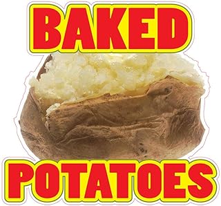 Baked Potatoes Concession Restaurant Food Truck Die-Cut Vinyl Sticker 8