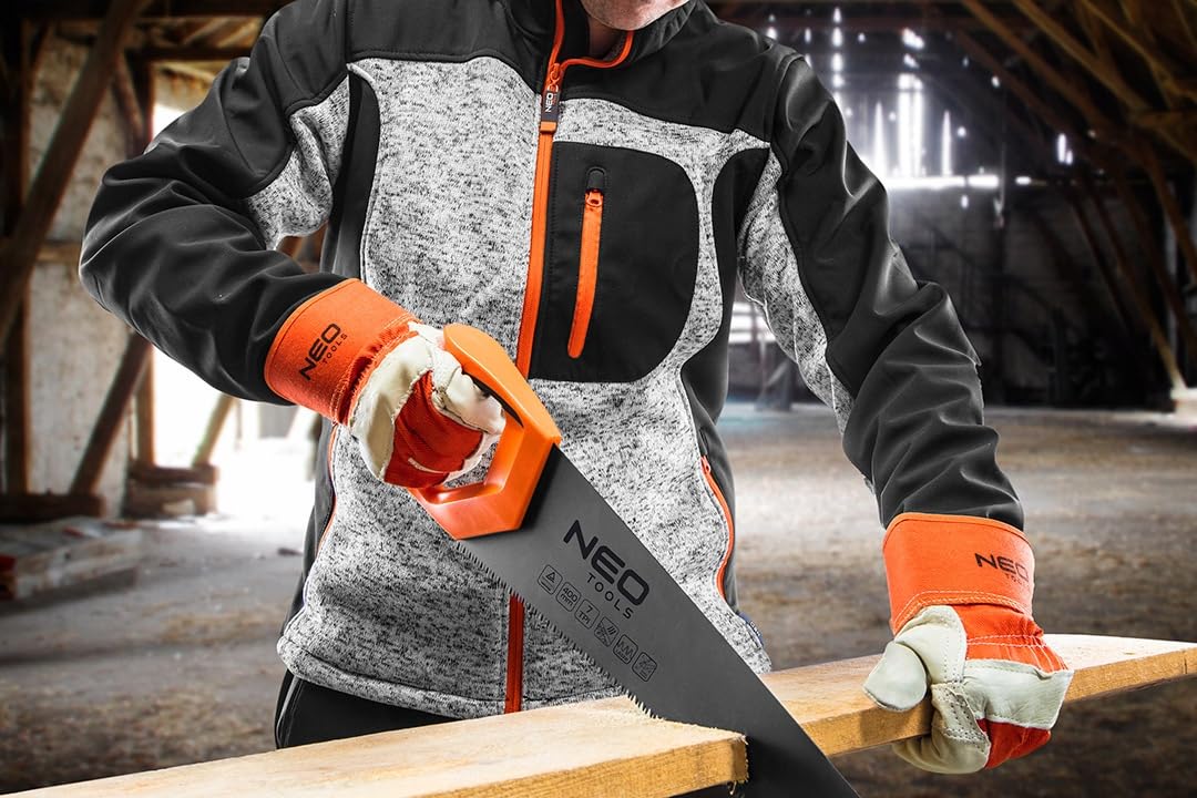 NEO TOOLS Profesjonalne spodnie robocze, wielofunkcyjne, spodnie robocze, spodnie ochronne, wzmocnione kieszenie, potrójne szwy, otwory na nakolanniki, odzież robocza spodnie rozm. 48-58 (S-XXL)