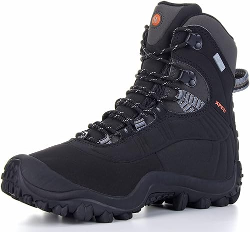 Botas de senderismo impermeables Thermator de tiro medio para hombre, botas de senderismo para exteriores, 7