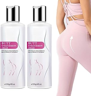 Flysmus Bewtybum Maca Plumpy up Cream,Bewtymax Plumpy up Cream,Butt Enhancement Cream,Butt Lifting Cream,Hip Lift up & Bigger Buttock Cream,Shaping Natural Peach Butt and Create Charming Curves (2Pcs)