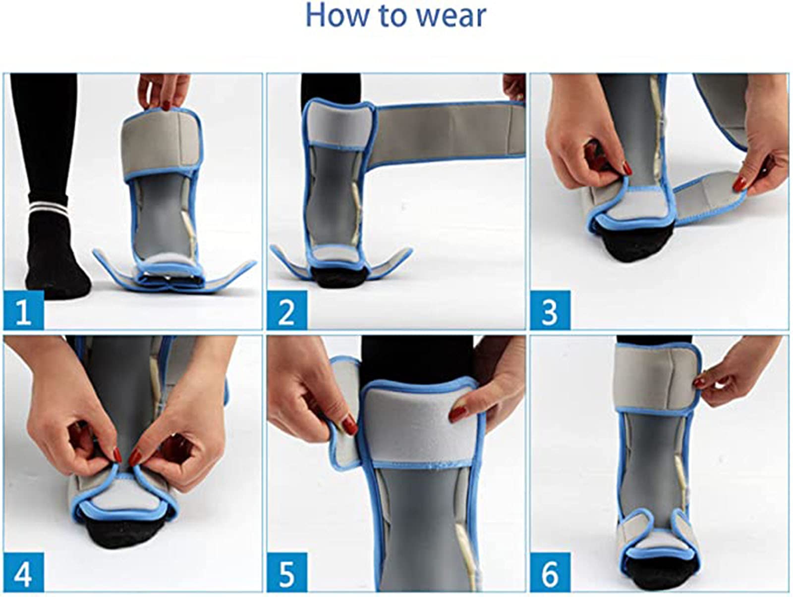 Ortesis De Pie Caído, Soporte De Tobillo Ajustable para Pie Caído, Tendinitis De Aquiles, Fascitis Plantar, Accidente Cerebrovascular, Lesión Nerviosa, Alivio De La Presi,Left-L/XL