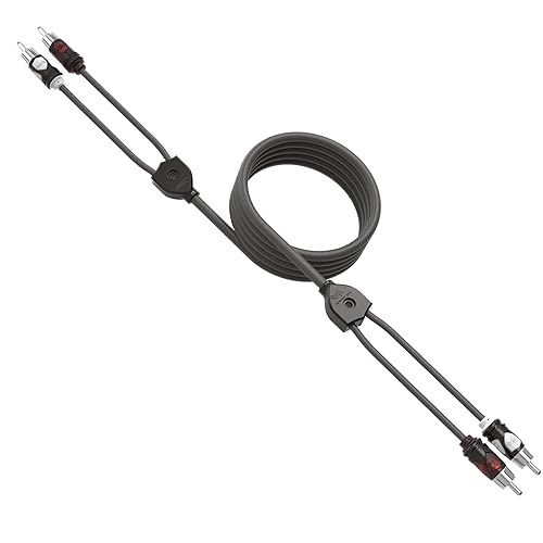 Wet Sounds Cable RCA de 2 canales de 1/6.6 ft