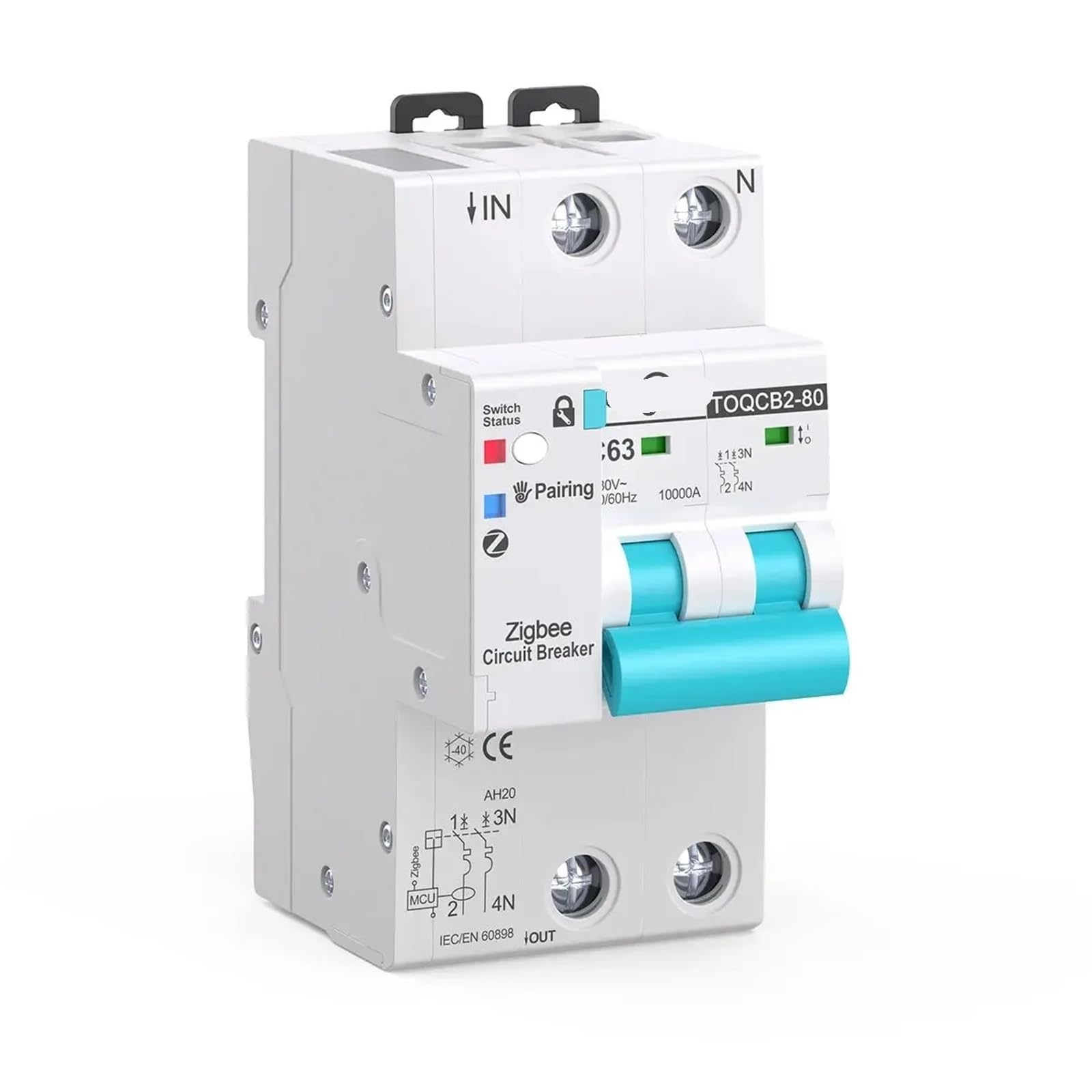 Compatible con el disyuntor inteligente Tuya Zigbee