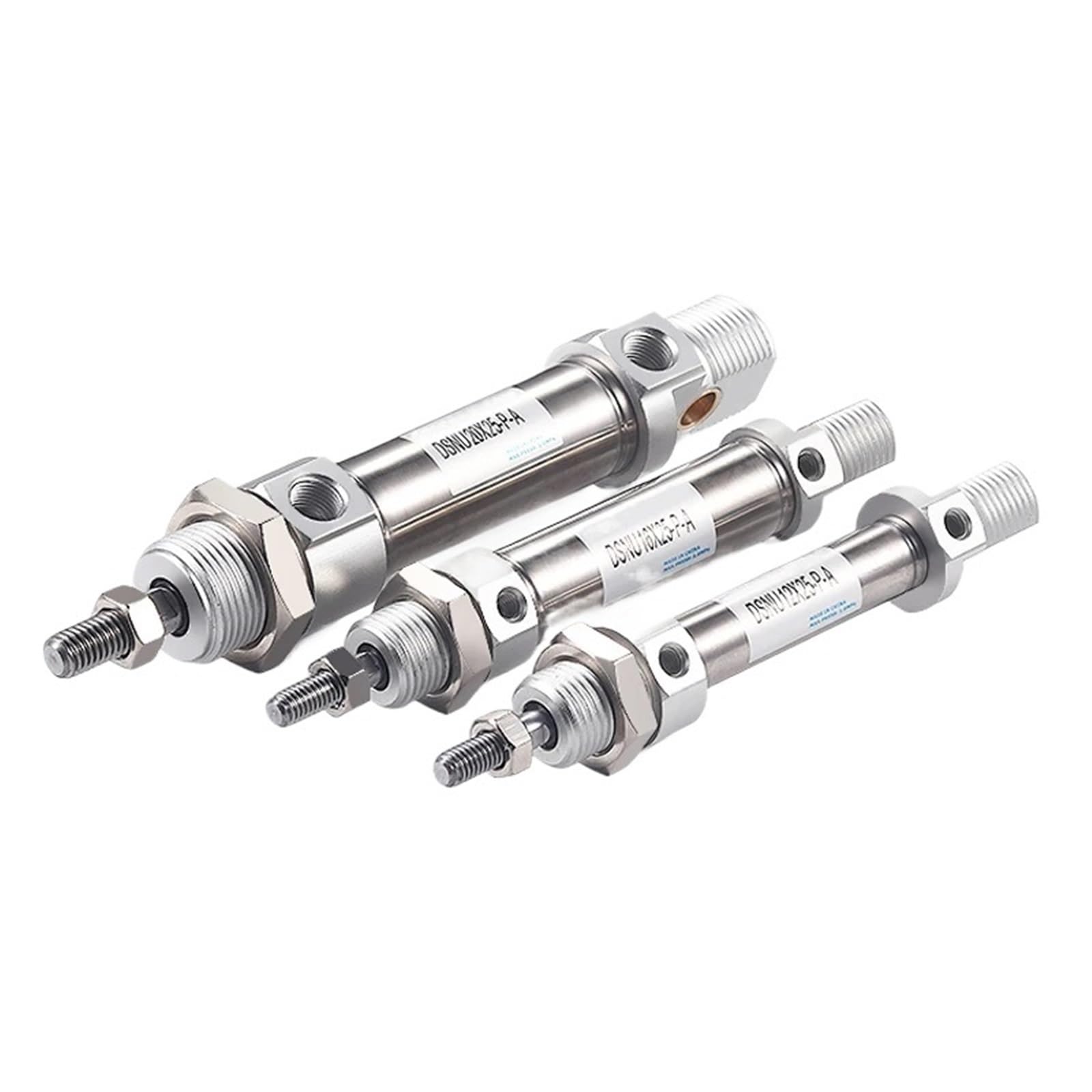 Cylindre pneumatique type DSNU, mini cylindre rond en acier inoxydable, 1 pièce, DSNU20/25/32/40 x 25/50/75/100/125/150/175/200/225(Stroke 50mm,Bore 40mm(DSNU 40))