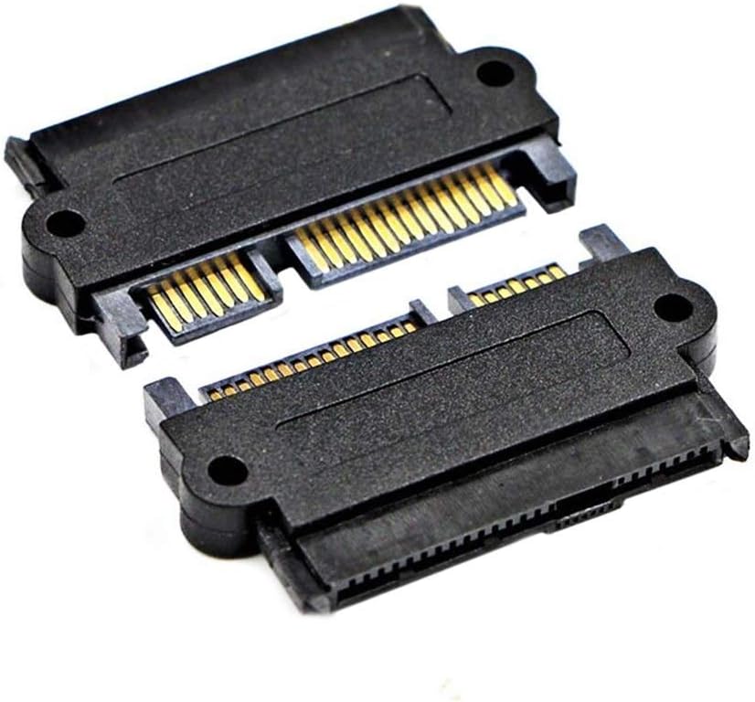 Wixine 2Pcs Main Board Small Port SAS Hard Disk Adapter SFF-8482 to SATA 22 Pin Adapter Card