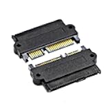 2Pcs Main Board Small Port SAS Hard Disk Adapter SFF-8482 to SATA 22 Pin Adapter Card