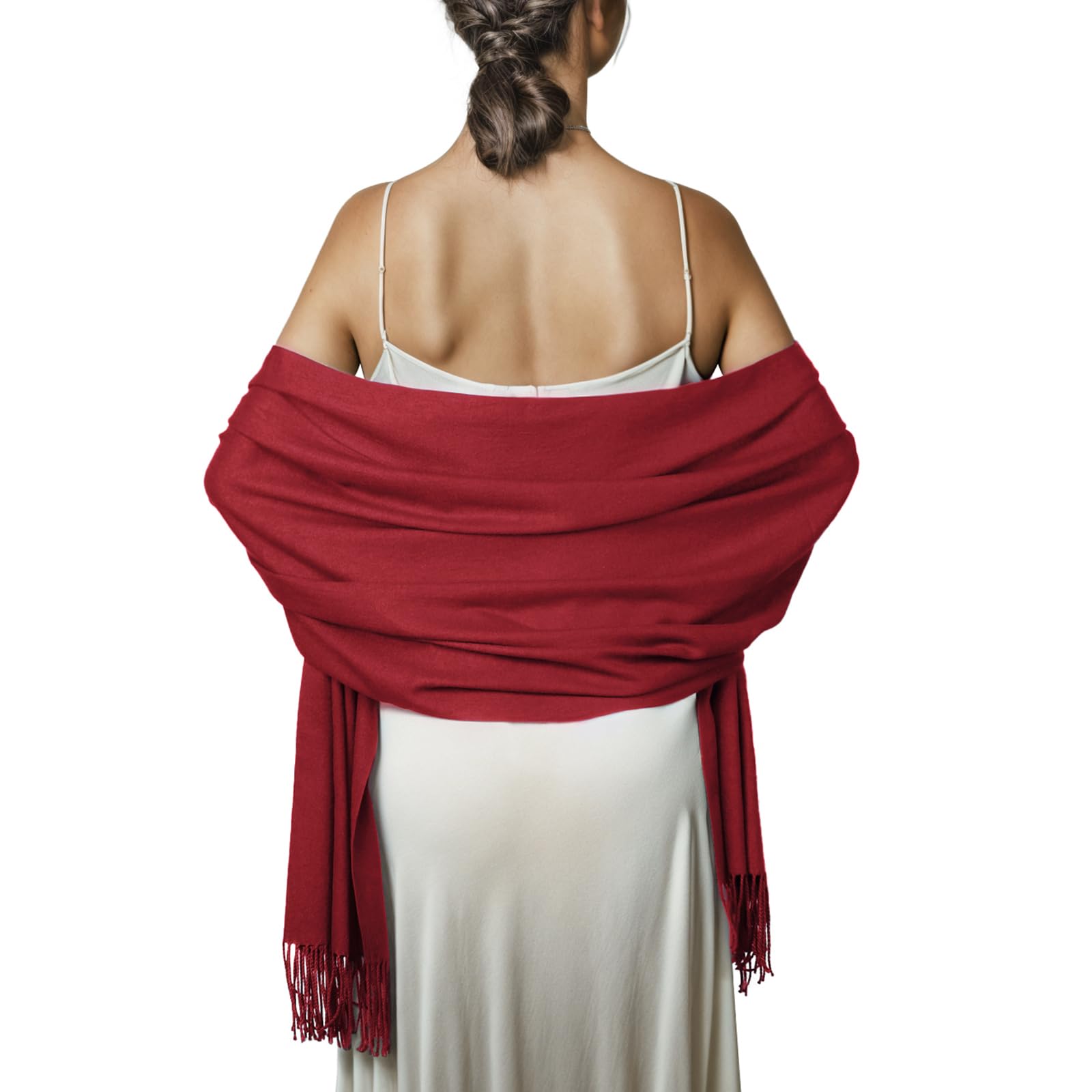 PIOMEYA Sciarpa Stola Donna Invernale Scialle Sciarpe Elegante Cerimonia Foulard Pashmina