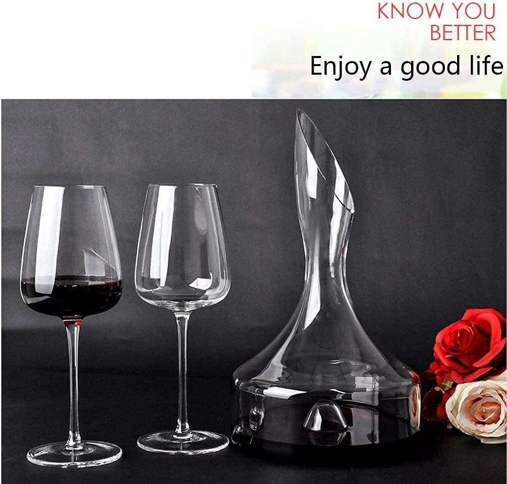 Ręcznie dmuchana kryształowa karafka do wina do whisky i uniwersalnych szklanek, zestaw szklanek, dekoracja do baru domowego, prezent wysokiej jakości