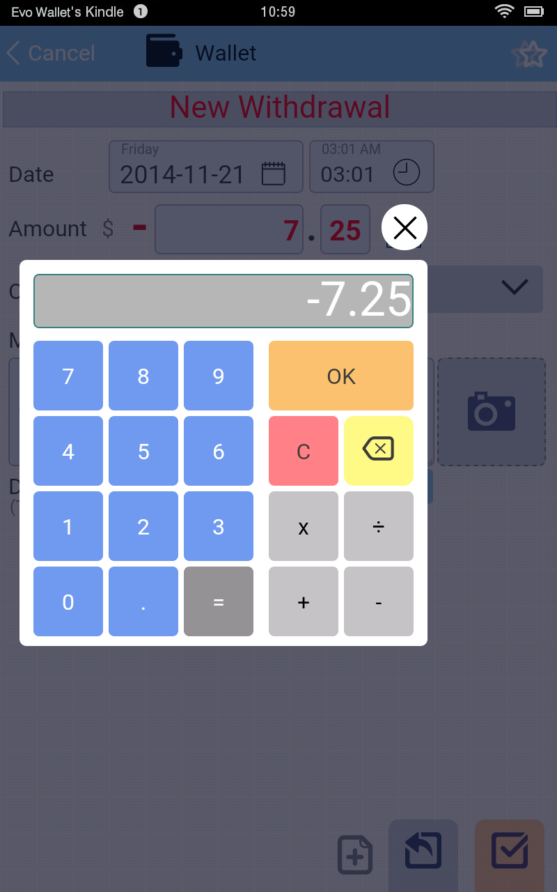 Evo Wallet - Money Tacker Free. - App on Amazon Appstore