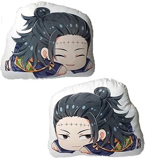 Anime Plushies for Jujutsu Kaisen Suguru Geto Plush Toy Pillows Bftelly Stuffed Figure Throw Pillows Plush Back Cushions Bftelly Anime Gifts for Teens Boys Girls