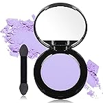 MEICOLY Light Purple Eyeshadow with Mirror,Matte Violet Lavender Eye Shadow Palette,Lilac Purple Powder Makeup,Single Eyeshadow for Women and Girls,Eye Makeup Eyelid Color