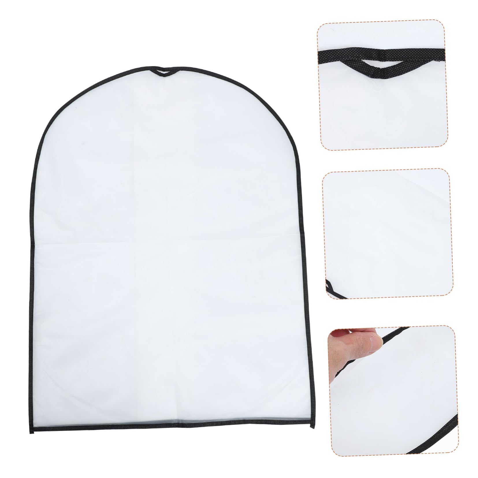 10 piezas Unidades Bolsas Protectoras para Ropa Colgante Funda Ligera y Translúcida para Trajes y Abrigos Polvo Hogar y Armario