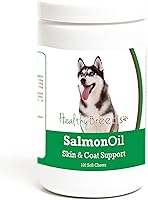 Vista 2 de Healthy Breeds Golden Retriever - Aceite de salmón masticable suave, 90