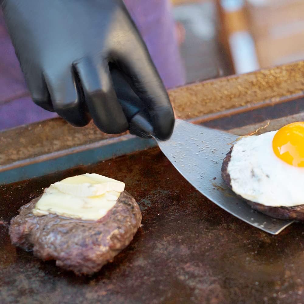 TRONEX - Black Nitrile 4 Mil Powder-Free Fingertip Textured Disposable Gloves