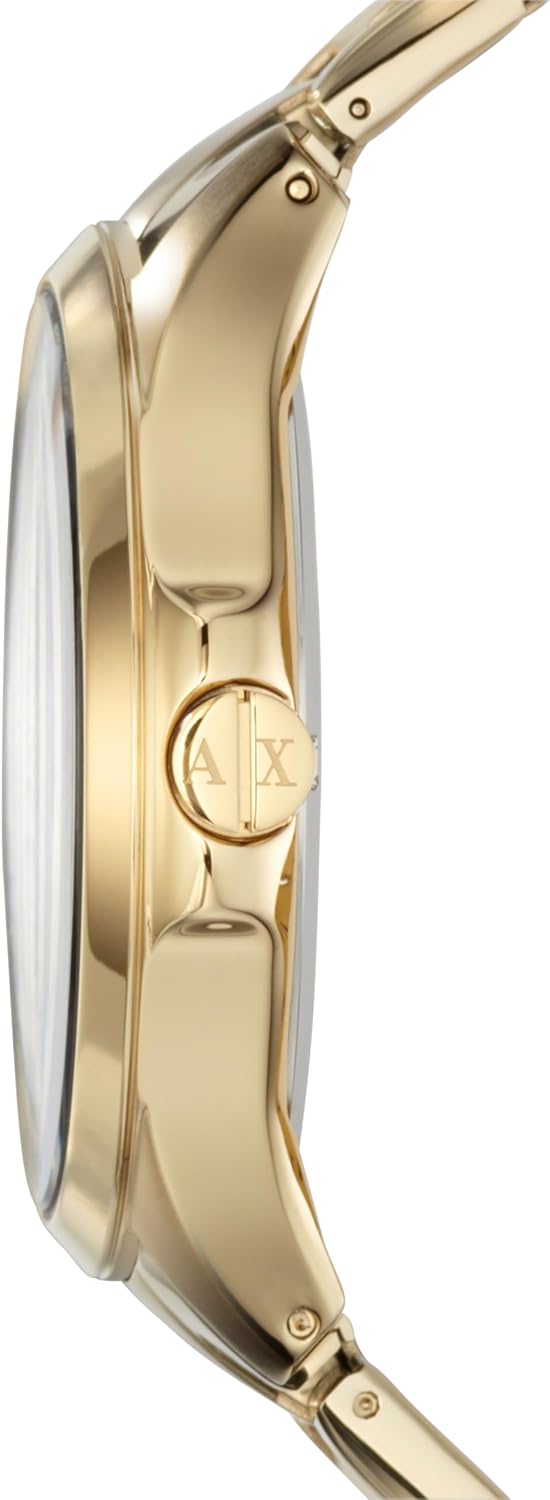 A|X Armani Exchange Men's Watch with Three-Hand Analog Display and Date Window, Watch for Men with Stainless Steel or Leather Band - Image 3