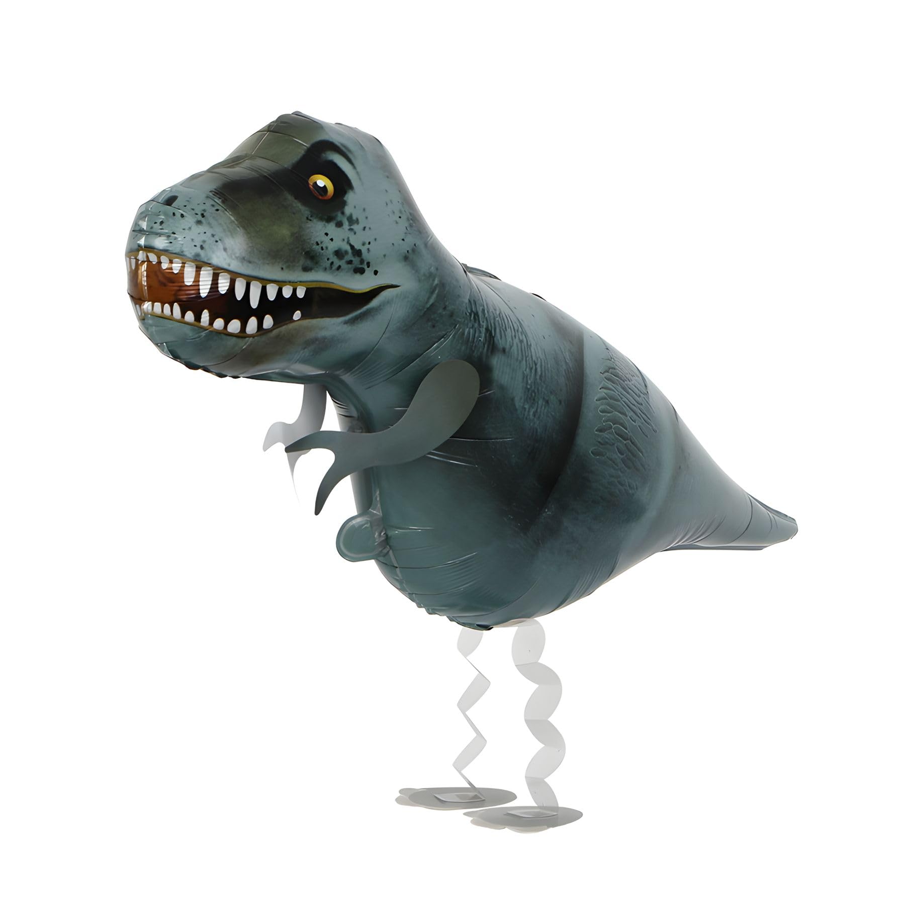 Kopper-24 Airwalker Balloon Dinosaur Grey - Running Animal Balloon Helium Walking Foil Balloon Decoration for Children Birthday Party Wedding Children Gift JGA Decoration Animal Balloons Running