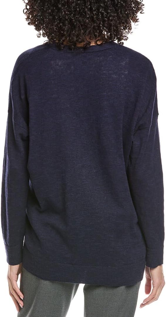 Slub Cardigan in Organic Linen Cotton by EF