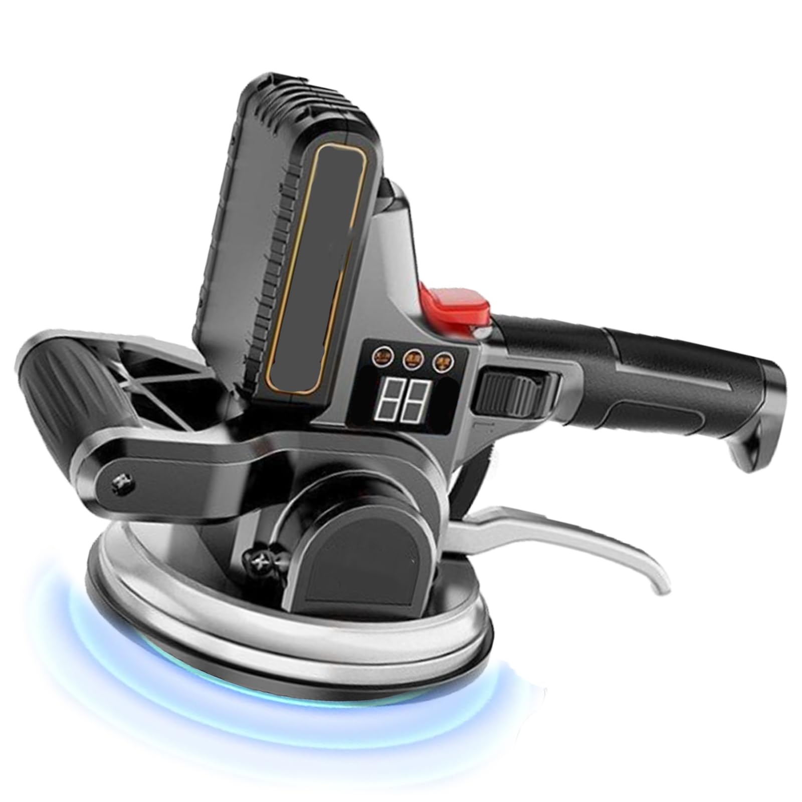 Ventouse de 16 cm et 850 kg vibrante pour pose carrelage 30 220 cm avec écran numérique