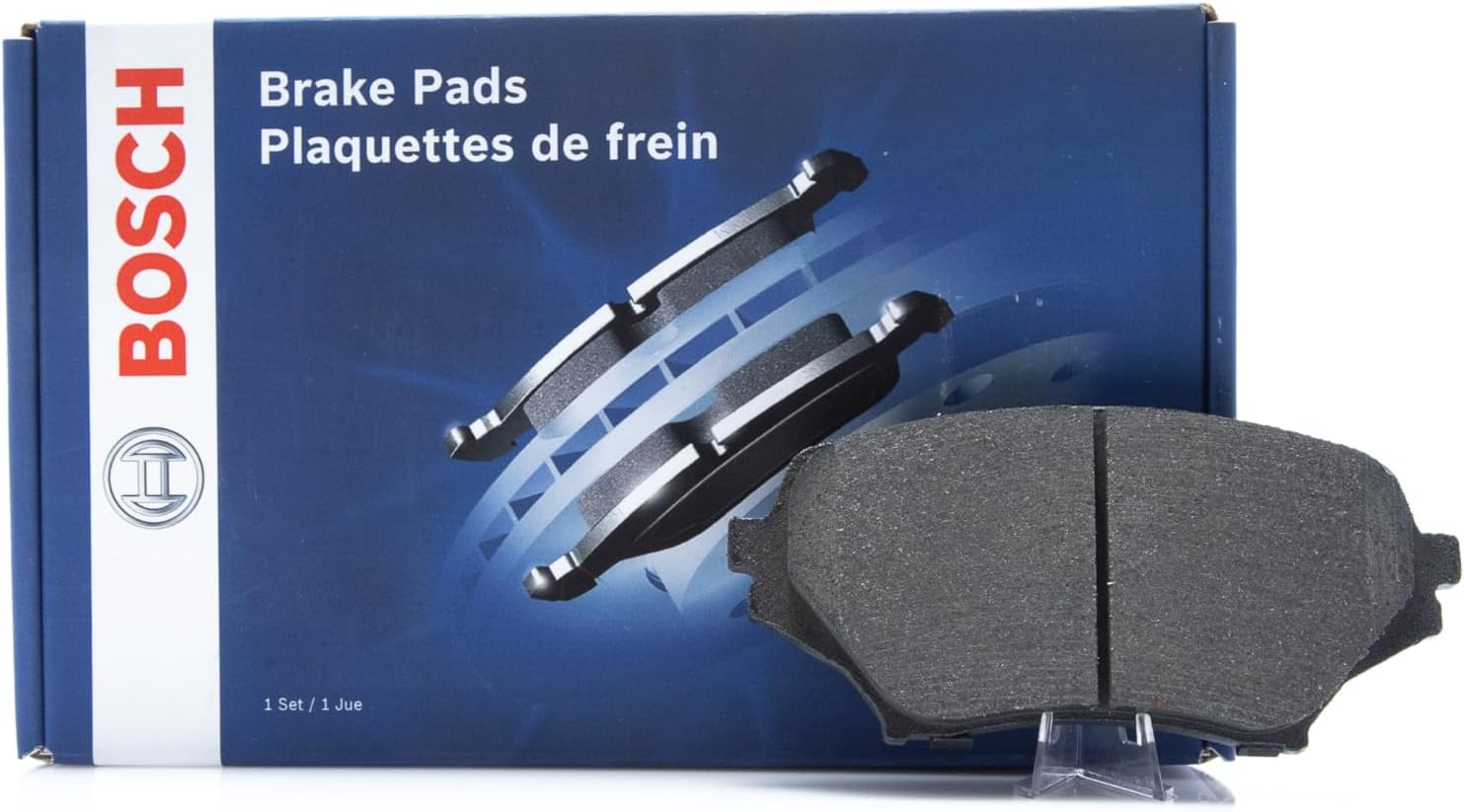 BOSCH BE1309H Blue Semi-Metallic Disc Brake Pad Set With Hardware - Compatible With Select Mini Cooper; REAR