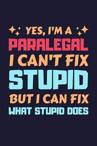 Paralegal Gifts: Blank Lined Notebook Journal Diary Paper, a Funny and Appreciation Gift for Paralegal to Write in