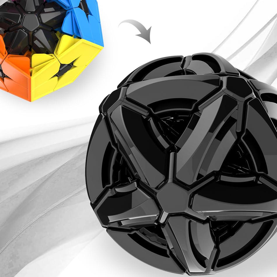 Image of HAWKISTER Kid Moyu Mfjs Meilong Megaminx Cube 2X2 Stickerless Speed Cube Magic Cube Puzzle, Age 6 Years+