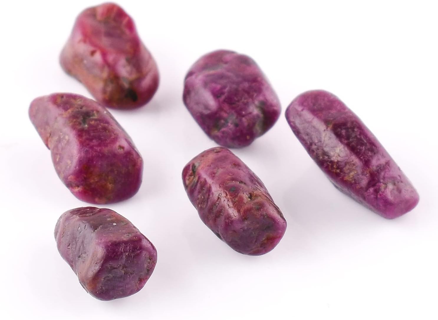 30 carats Natural Raw Ruby Rough Stone, Tiny Ruby Bullets, Crystals for Jewelry Making, Wire Wrapping Wholesale Gemstone Lot, Crystals, July Birthstone, DIY Gift - Image 3