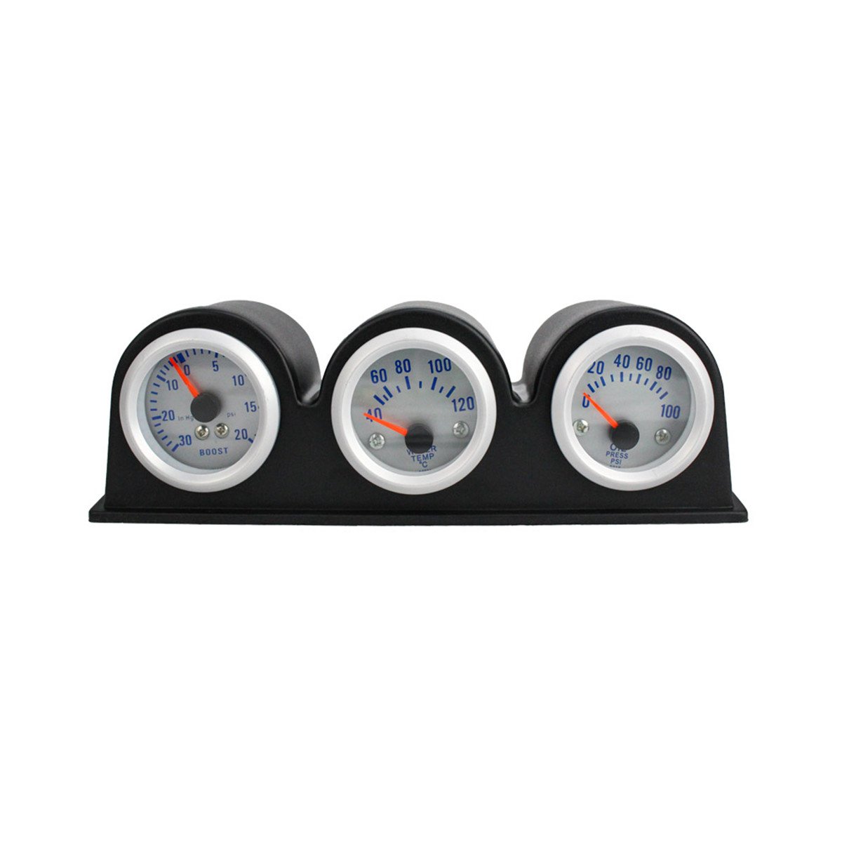 YONGYAO 52mm 3 In 1 Triple Turbo Boost Wasser Temperatur Öldruckmesser Meter