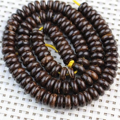 原色椰蒂泥鳅背椰子壳隔片隔珠DIY佛珠手串配饰材料