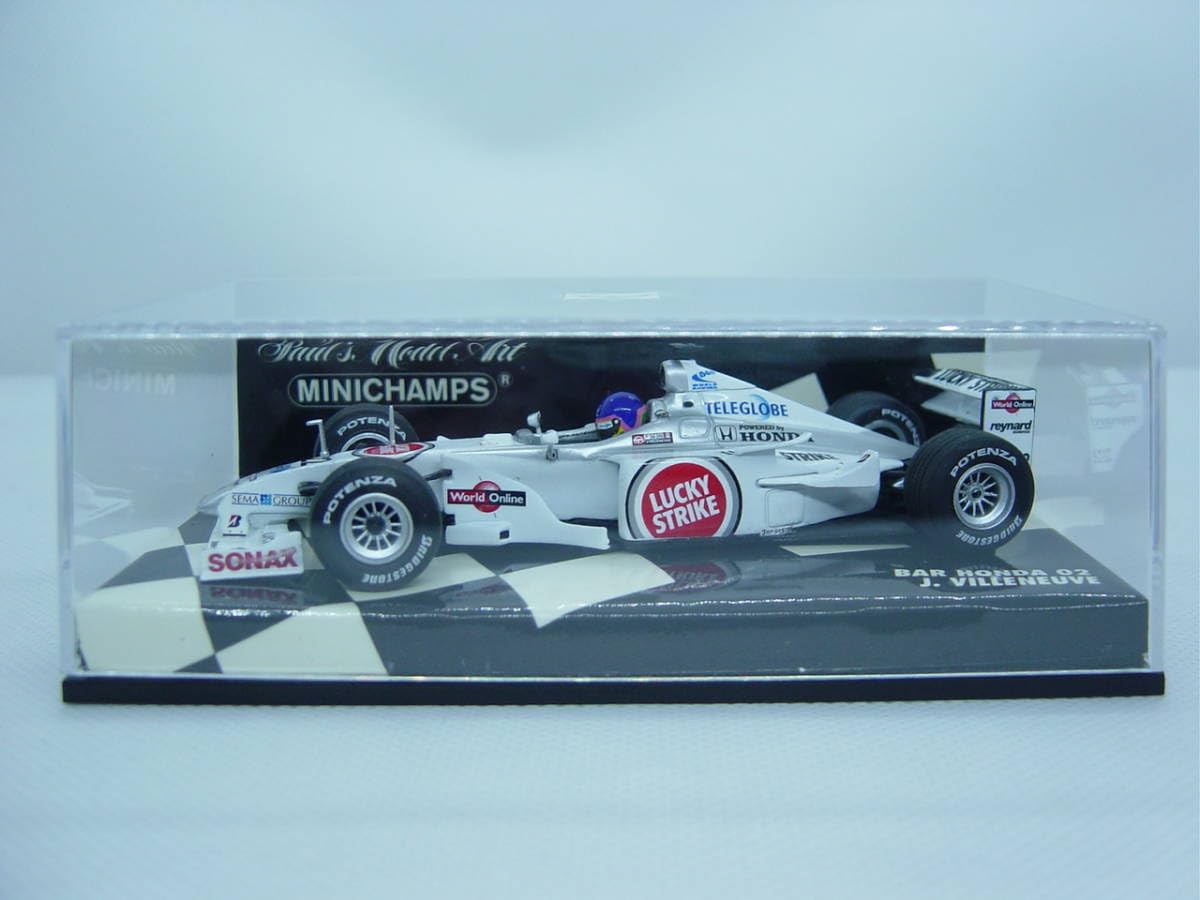 1/43 BAR 02 J.ヴィルヌーブ LUCKY STRIKE 仕様 2025年最新】ラッキー