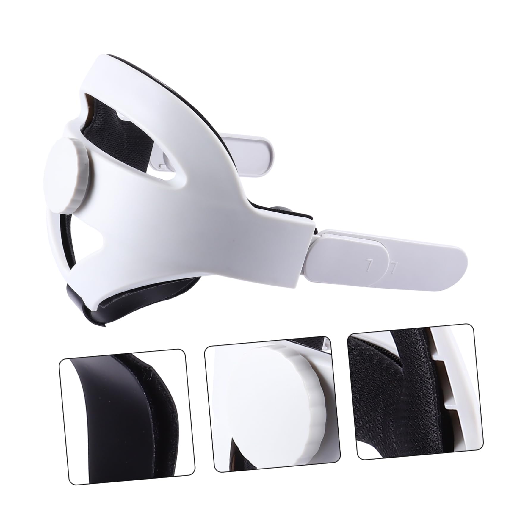 SHINEOFI Correa Ajustable y para Auriculares VR Compatible con Oculus Soporte Ergonómico y Protector para Uso Prolongado