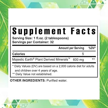 Youngevity Plant Derived Minerals Liquid Mineral Concentrate Dietary Supplement (32 oz Pack of 1)