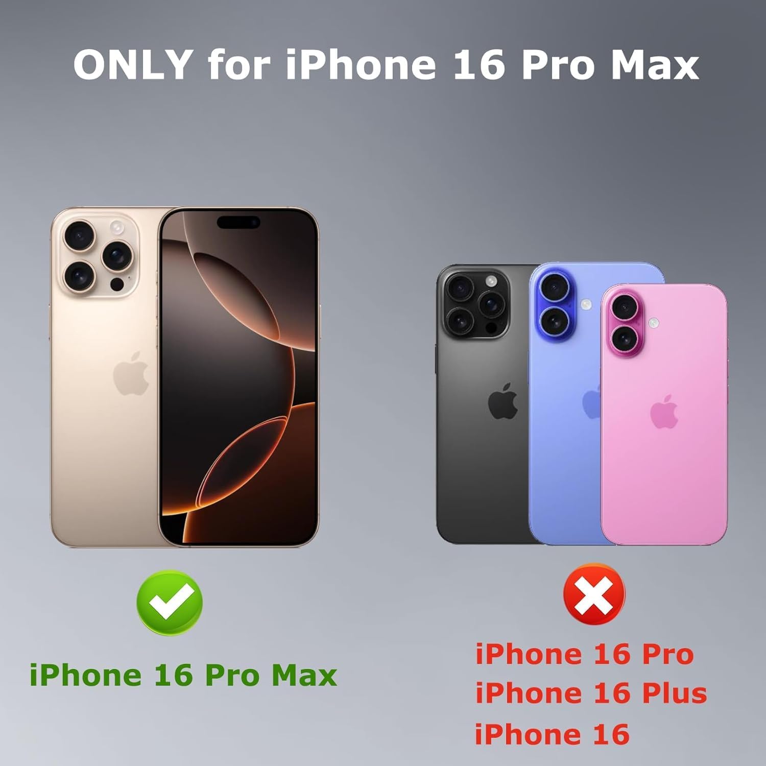 JGS for iPhone 16 Pro Max Case 6.9", Military Grade 3 in 1 Heavy Duty Shockproof/Drop Proof Case with 2 PCS Tempered Glass Screen Protector, Includes Holster Clip Kickstand (Black Green)