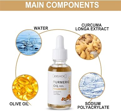 2022 New Turmeric Dark Spot Corrector Serum, Bright Skin Dark Spot Corrector Face Whitening Serum, Turmericrepair Face Serum, For Dark Spots, Age Spots (1)