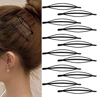 Bobby Pins Hair Clips for Women Decorative Hair Accessories for Wedding Bride Bridesmaid Hair Barrette No Slip Metal Snap Hair Clip for Thick Fine Hair Bangs Clip Bb Clips for Hair Pins 12Pcs
