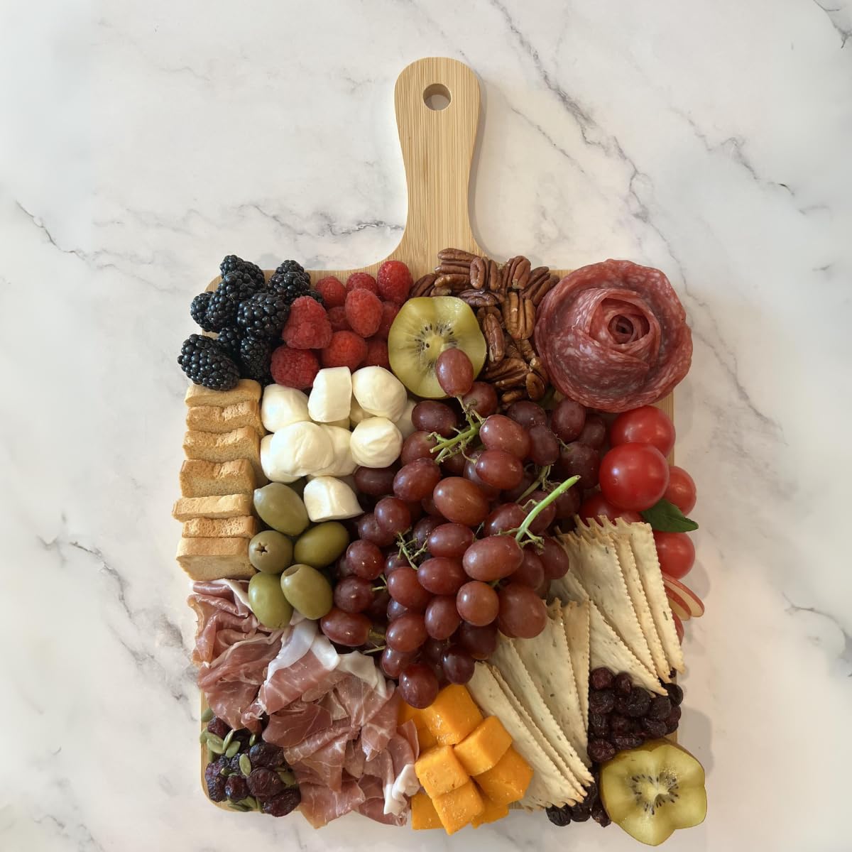 Juego de 6 bandejas de bambú lisas a granel de 16 x 10 pulgadas, plato de embutidos de madera, juego de tablas de cortar para láser personalizado, grabado CNC, regalo decorativo