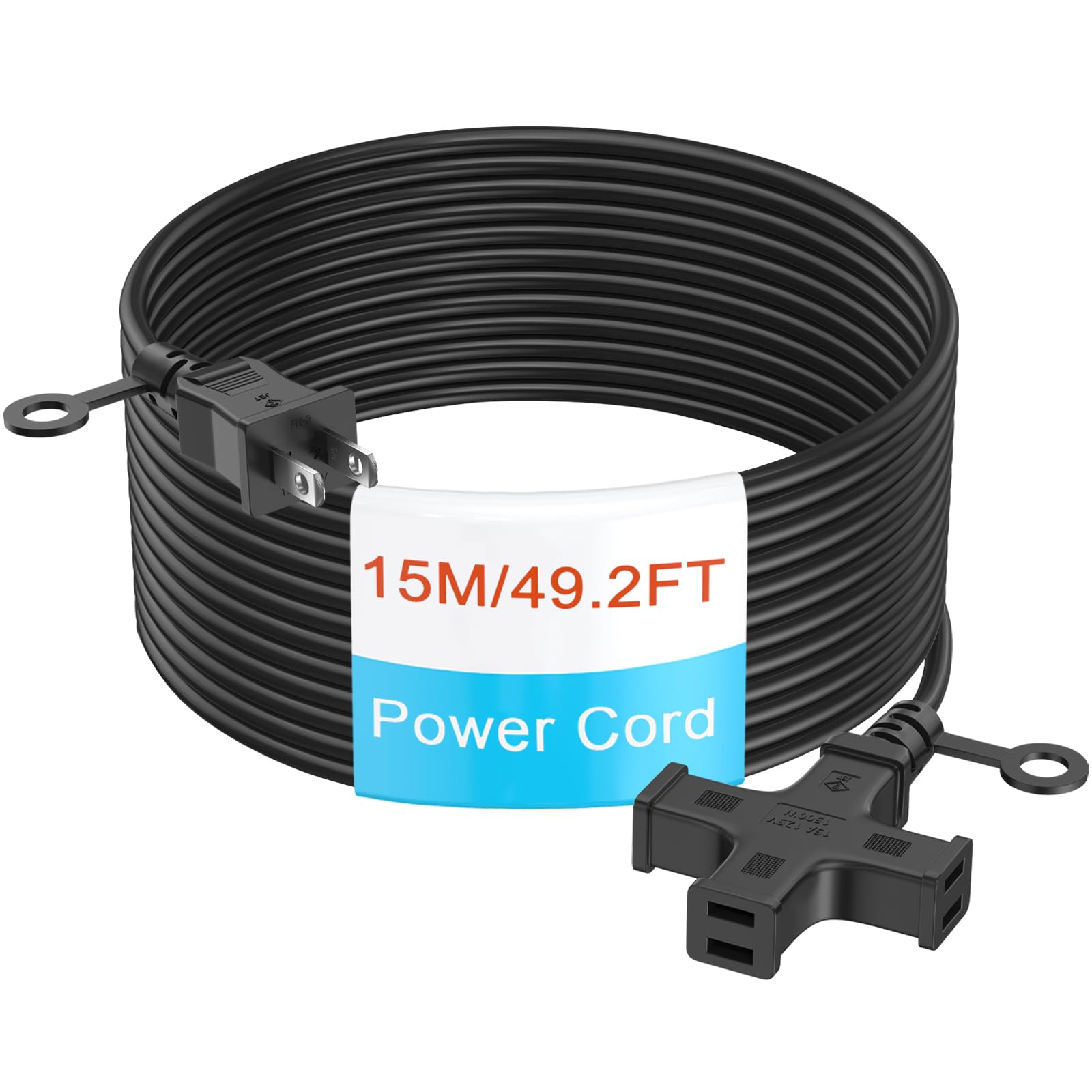 Amazon.co.jp: 延長コード 15m 3個口 屋外 HITRENDS 電源コード 15m