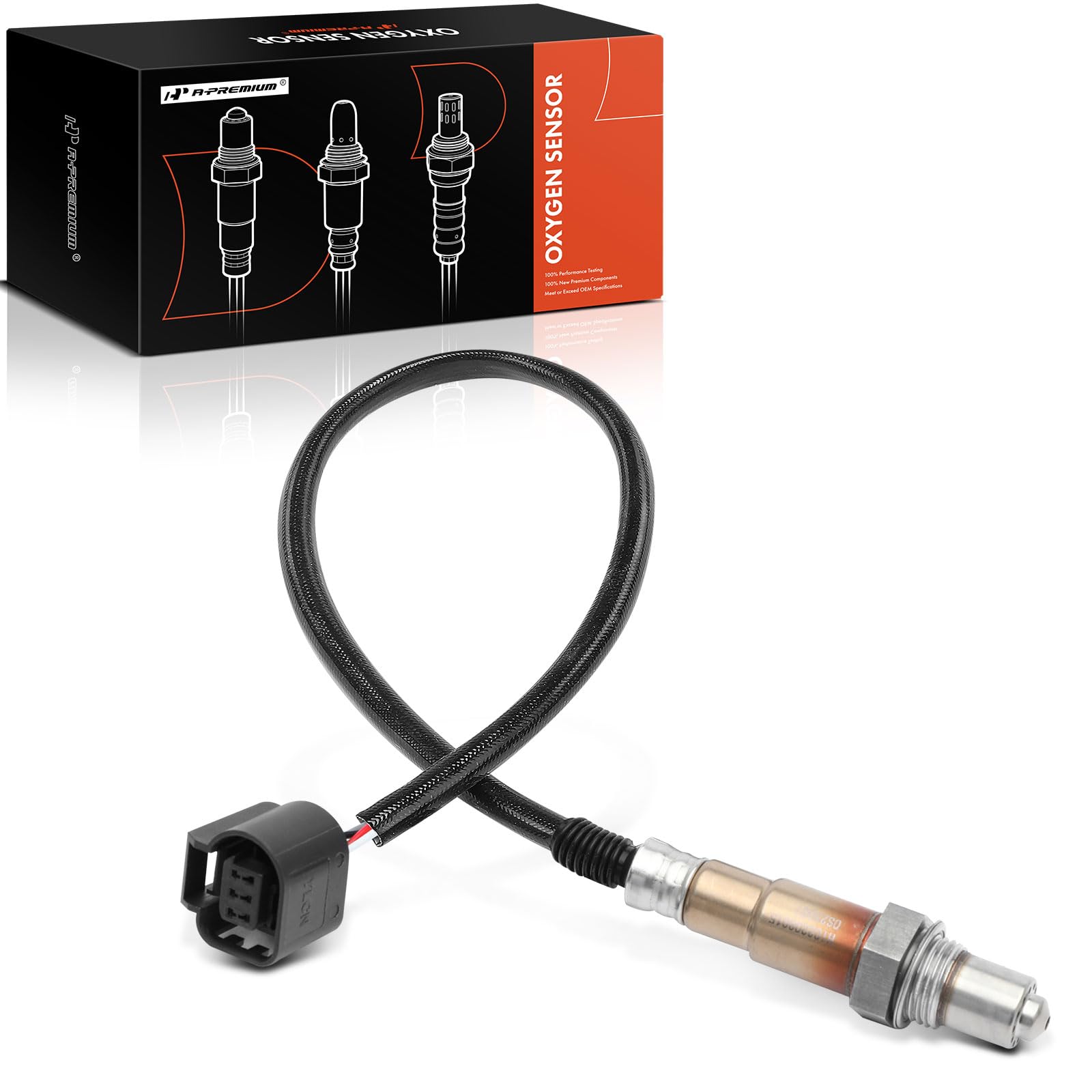 A-Premium O2 Oxygen Sensor Compatible with BMW 550i, 650i, 750i, 750Li, 760Li, Alpina B7, M5, M6, X5, X6 & Mini Cooper, Cooper Countryman, Cooper Paceman