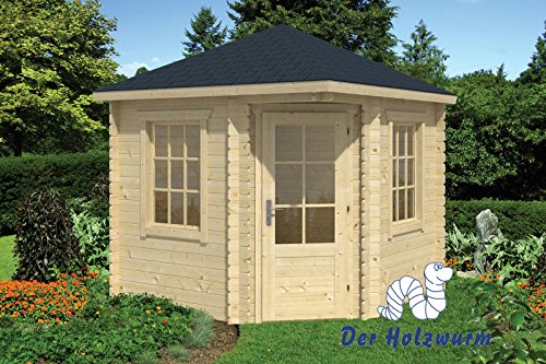 Preisvergleich Produktbild 28 mm Gartenhaus Daniel ca. 260x260 cm